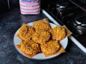Super Detailed Homemade Healthy Hamburger Chicken Patties｜oven Version of Tianyuan Crispy Chicken Burger #healthymeals# recipe