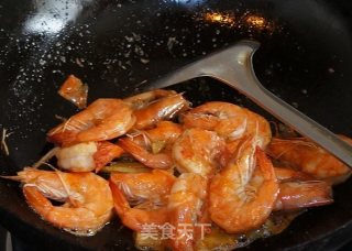 Fried Shrimp with Onion and Sesame recipe