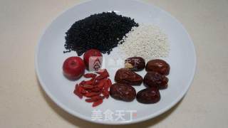 Chestnut, Hawthorn, Wolfberry Black Rice Paste recipe