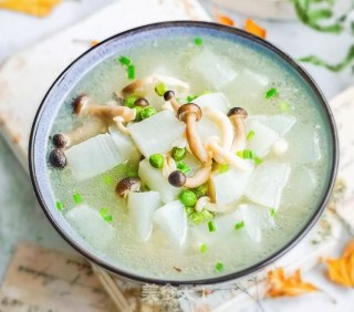 Radish and Mushroom Soup recipe