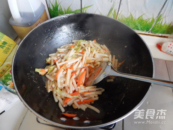 Fried Rice Cakes with Spicy Oil recipe