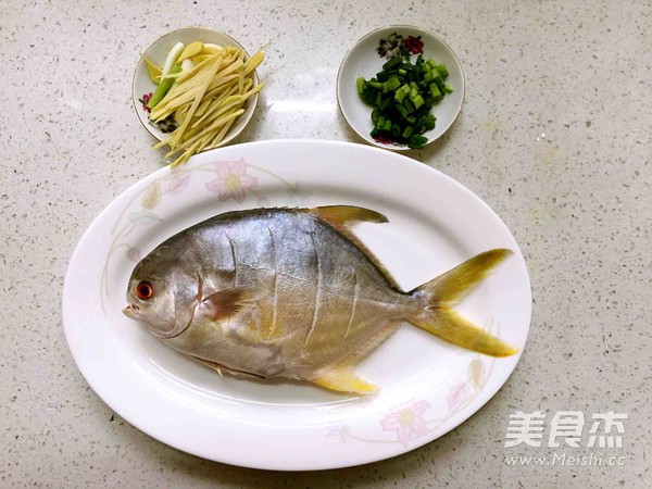 Grilled Pomfret with Pickles recipe