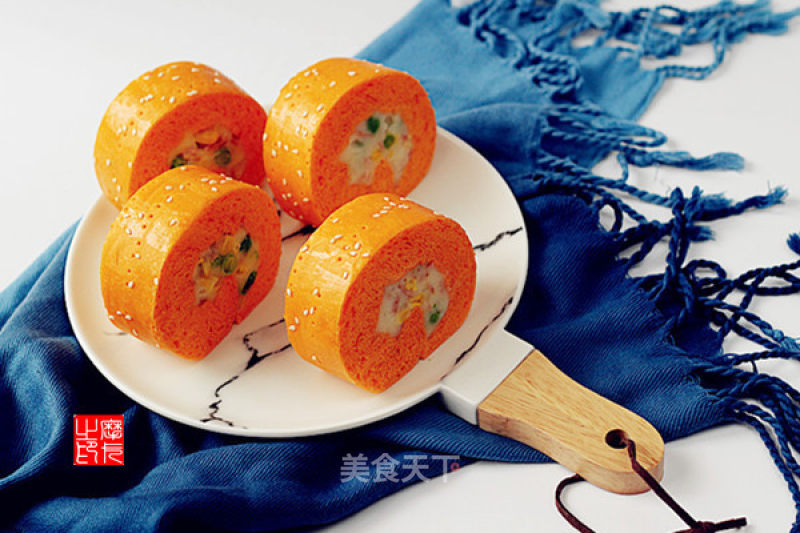 I Am Not A Cake Roll. 【golden Cheese Salad Roll】 recipe