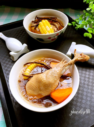 Chicken Soup with Tea Tree Mushroom
