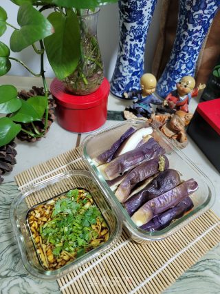 Steamed Purple Eggplant recipe