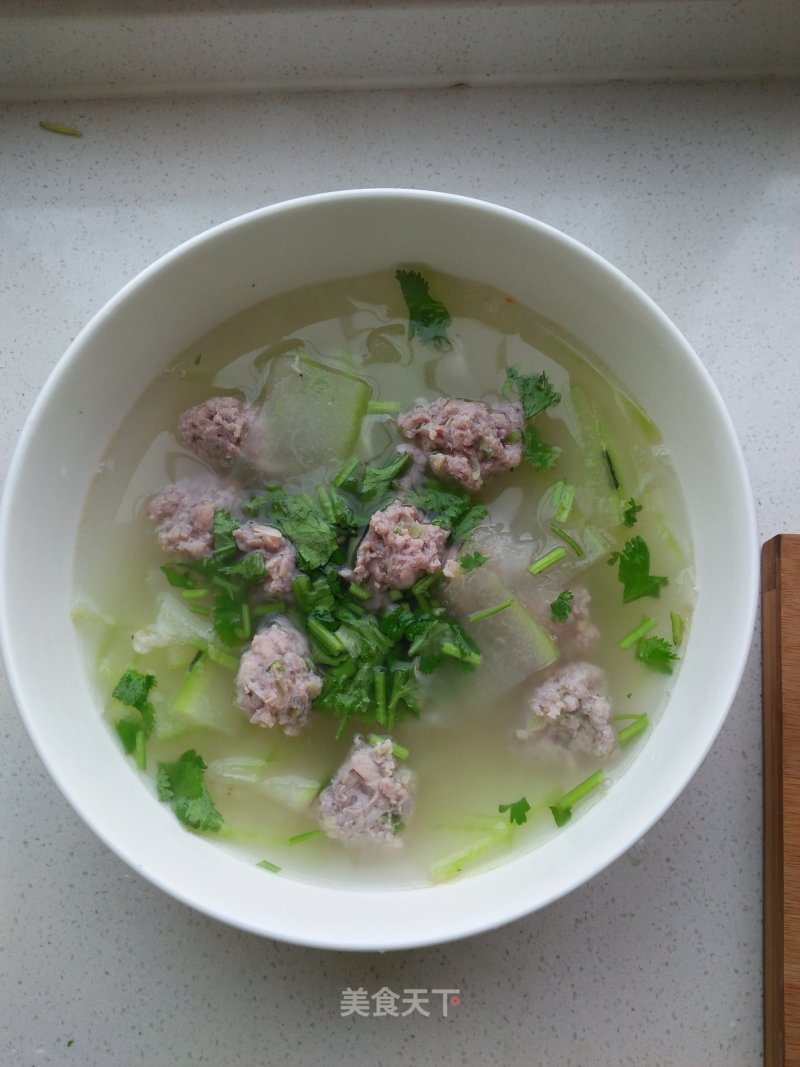 Pork Meatballs and Winter Melon Soup recipe