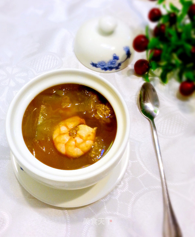 Winter Melon Shrimp Meatball Soup recipe