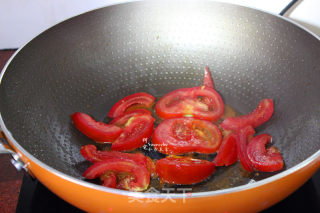 Sweet and Sour Rice Cake Cooked in Tomato Sauce recipe