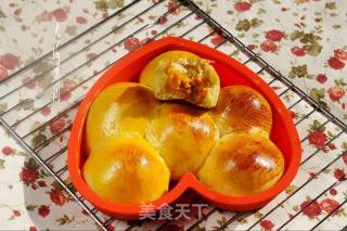 #柏翠大赛# Pumpkin Stuffing Breakfast Bun recipe