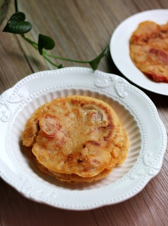 Sausage Kimchi Pancakes recipe