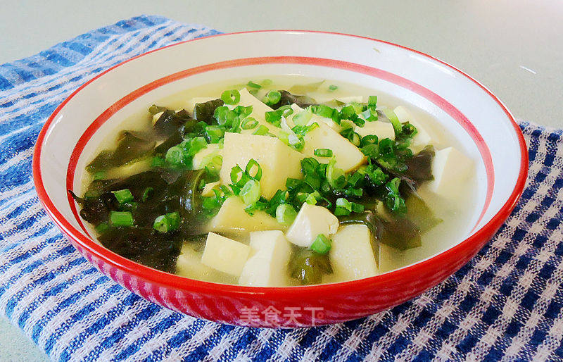 Seaweed Fish Cake with Boiled Tofu recipe