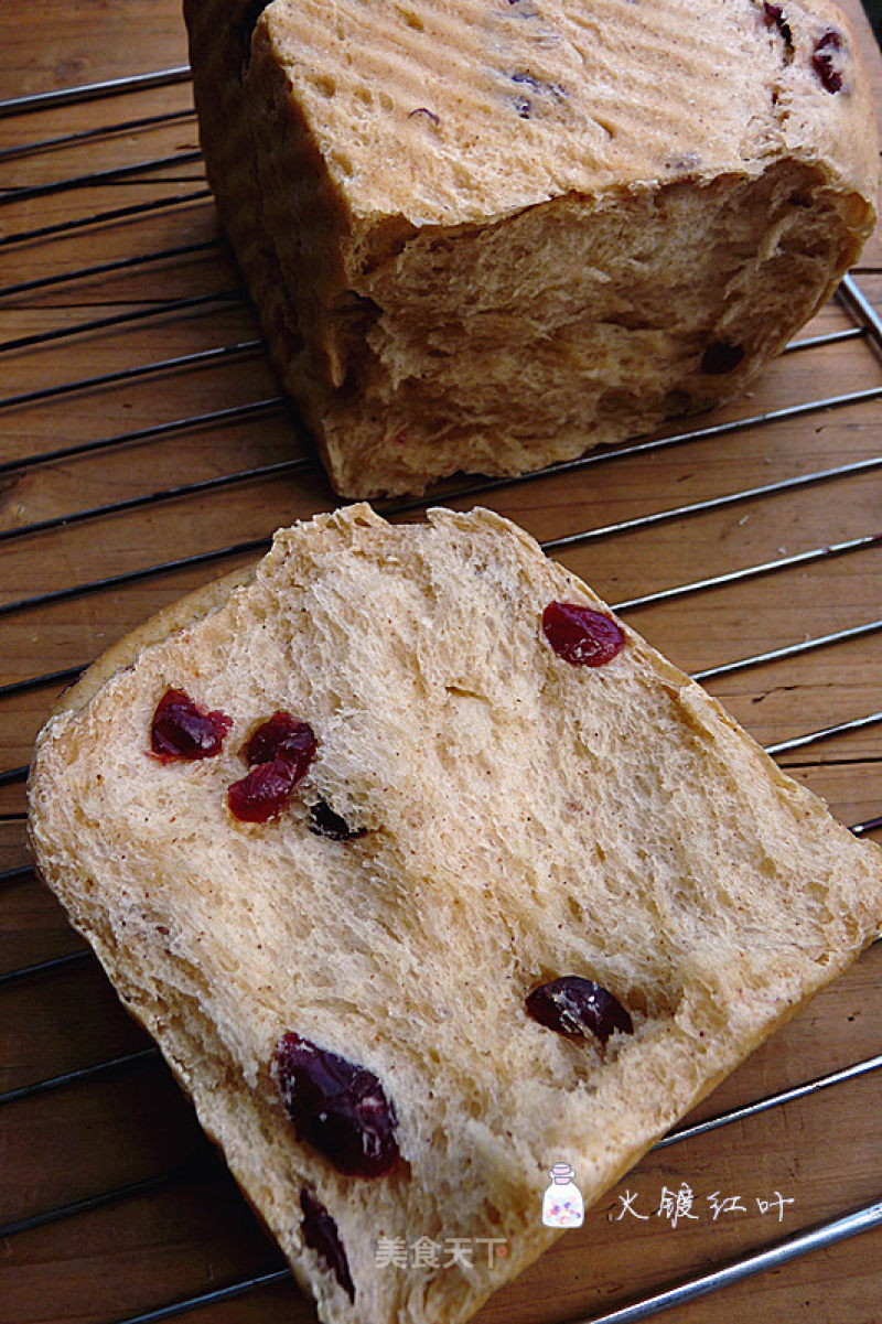 #aca烤明星大赛#cranberry Sorghum Toast recipe