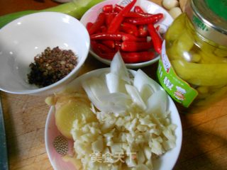 Pickled Pepper Spring Bamboo Shoots recipe