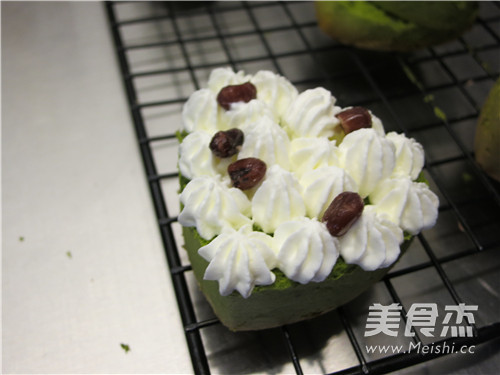 Matcha Durian Red Bean Honey Cake recipe