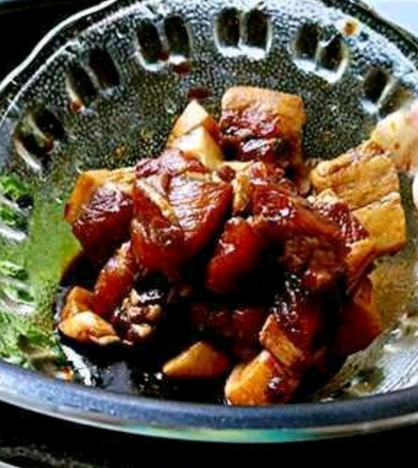 Braised Pork with Beans and Rice recipe