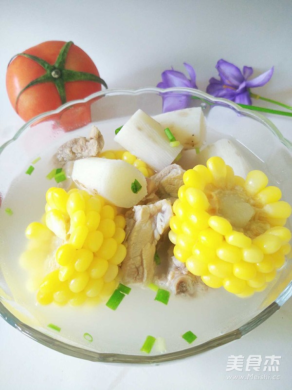 Corn Yam Pork Ribs Soup recipe