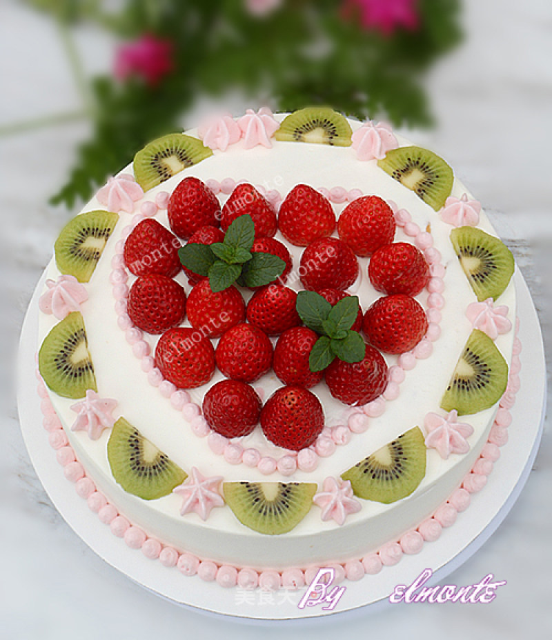 Strawberry Birthday Cake recipe