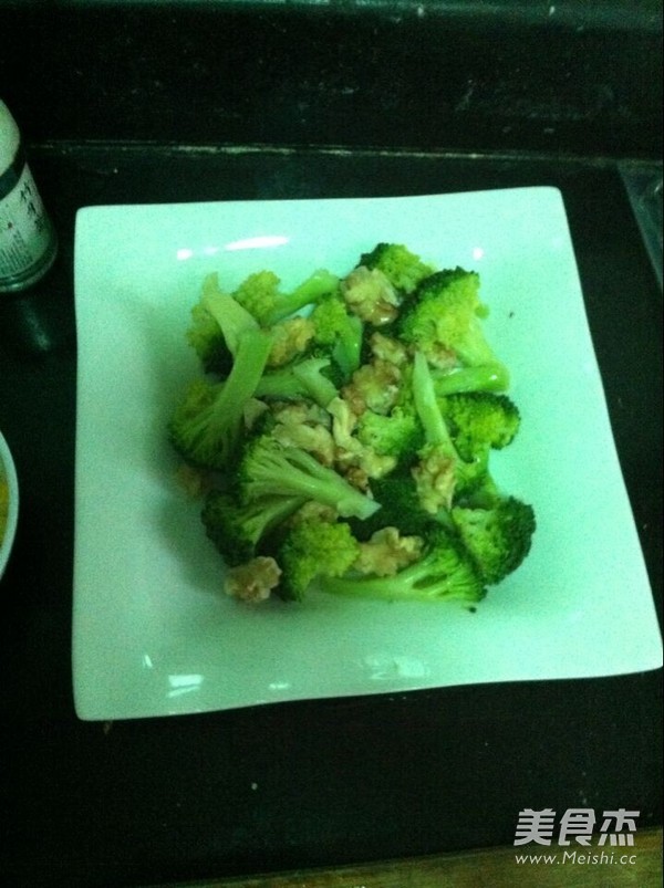 Corn Walnut Broccoli recipe