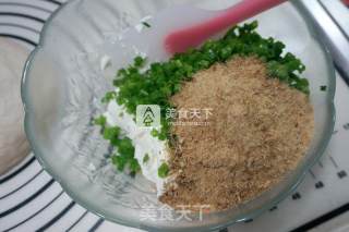 #aca烤明星大赛# Scallion Cheese Pork Floss Bread recipe