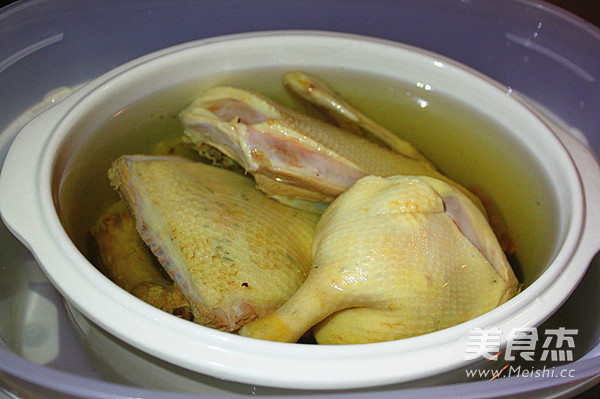 Stewed Old Duck with Polygonatum and Adenophora recipe