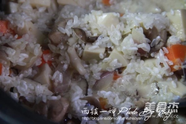 Creamy Mushroom Braised Rice recipe