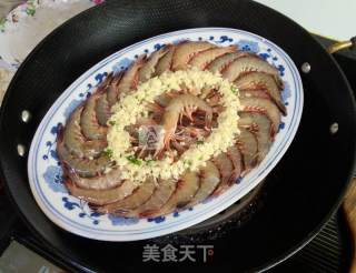 Steamed Shrimp with Garlic recipe