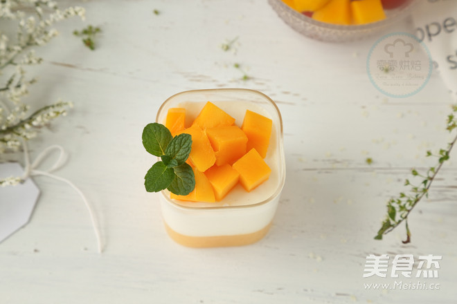 Mango Coconut Milk Jelly recipe