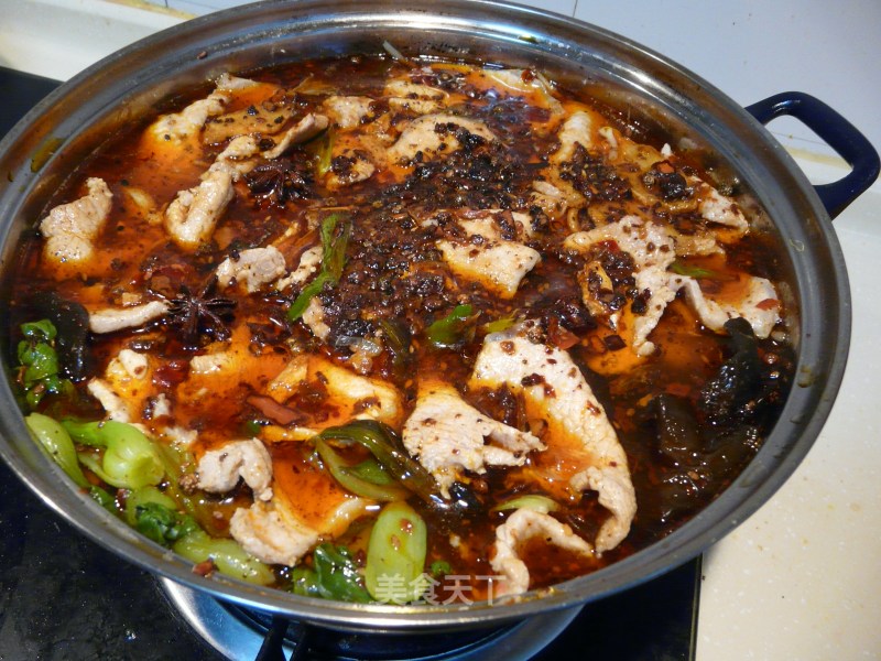 Sichuan Style Poached Pork Slices recipe