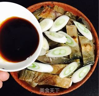 Steamed Salted Spanish Mackerel recipe