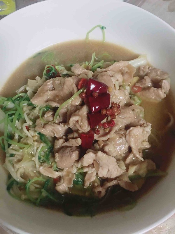 Poached Pork Slices recipe