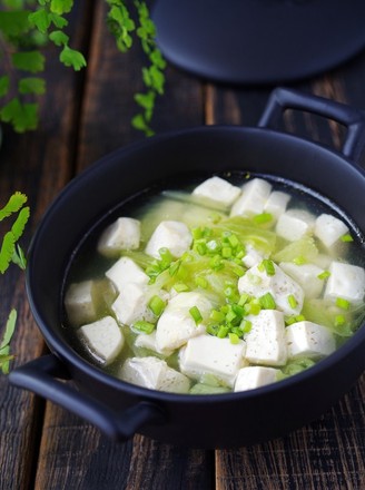 Casserole Tofu and Cabbage Soup