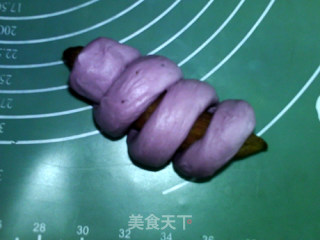 【united States】purple Sweet Potato Sausage Buns recipe