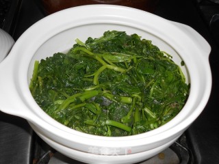 Watercress and Fish Fillet in Claypot recipe