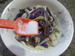 Eggplant Mixed with Rice White recipe