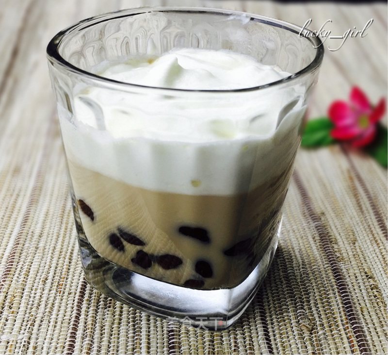 Milk Cover Pearl Milk Tea-completely Homemade recipe