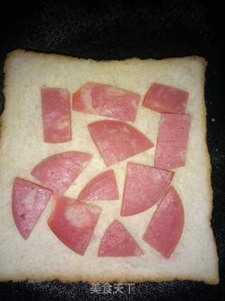 Baked Ham on Toast recipe