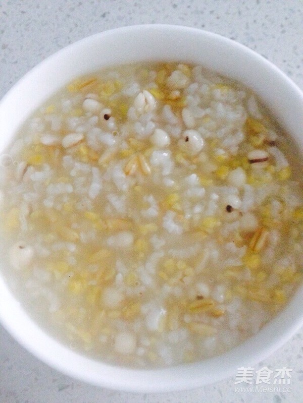 Oats, Barley, Corn Dregs and Rice Porridge recipe