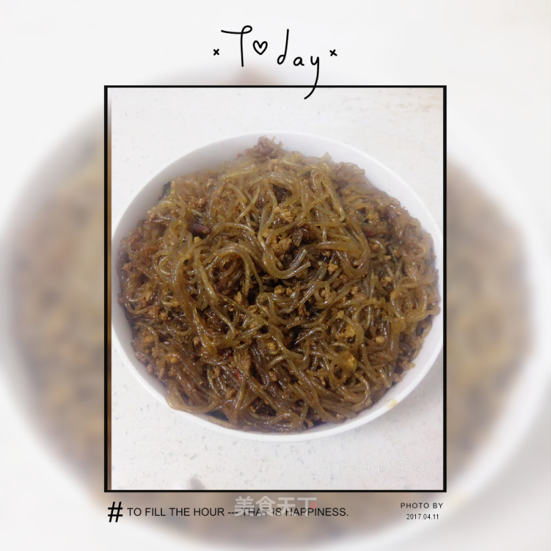 Minced Meat Vermicelli recipe