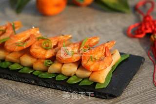 High Rise Every Year-fried Rice Cakes with Shrimps recipe