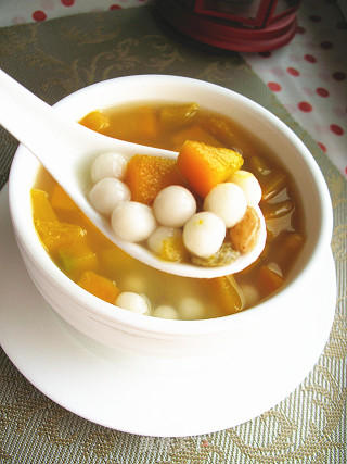 [sweet Pumpkin Dumpling Soup] recipe