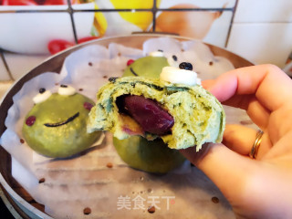 Frog Purple Potato Bun recipe