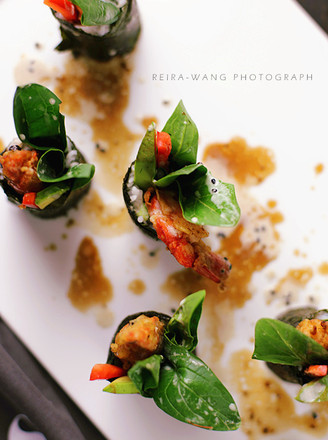 Fried Shrimp Sushi Roll recipe