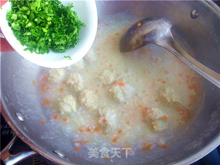 Baby Happy Growing Meal--vegetable Meatball Porridge recipe