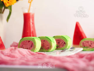 Watermelon Cake Roll recipe