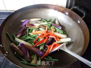 Long Bean Grilled Eggplant recipe