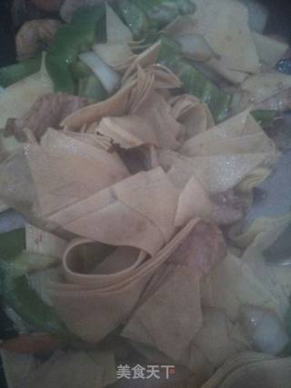 Green Pepper Dried Tofu recipe