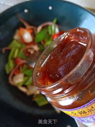 Stir-fried Squid with Sauce recipe