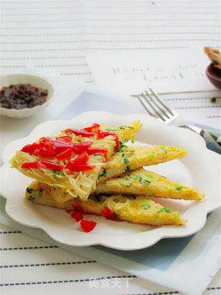 Noodle Omelette recipe