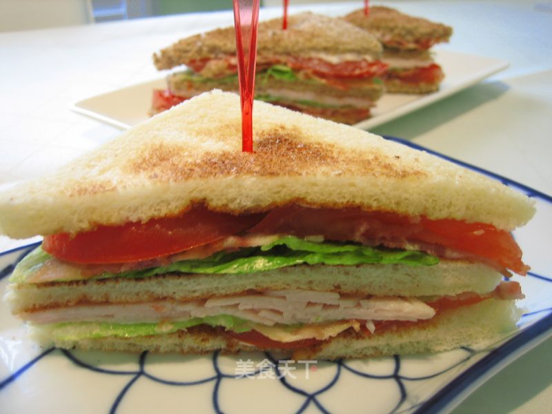 Tong Yi American Lunch-turkey Club recipe