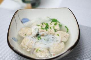 Vermicelli Meatball Soup recipe